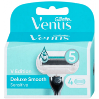 Сменные картриджи Gillette Venus V Edition Deluxe Smooth Sensitive, 4 шт 