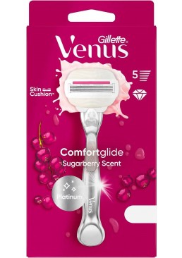 Бритва Gillette Venus Comfortglide Sugarberry, 1 станок + 2 кассеты