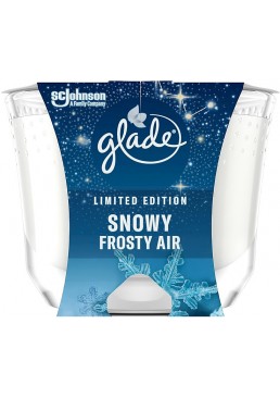 Свічка ароматна Glade Snowy Frosty Air, 129 г