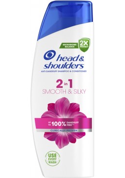 Шампунь від лупи Head & Shoulders Smooth & Silky 2в1, 330 мл