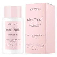 Тонер для поддержания микробиома кожи лица Hollyskin Rice Touch, 200 мл