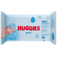 Вологі серветки Huggies Pure, 56 шт