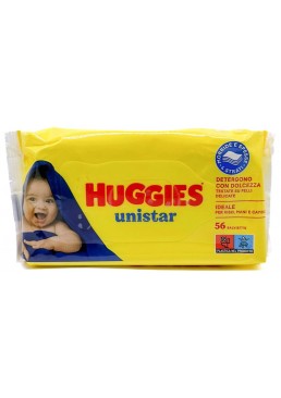 Детские влажные салфетки Huggies Unistar, 56 шт