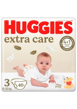 Подгузники Huggies Extra Care Jumbo 3 (6-10 кг), 40 шт