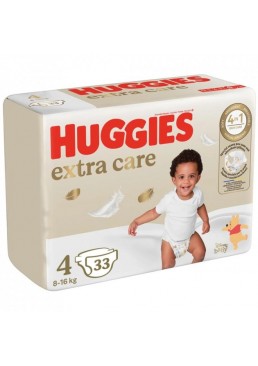 Подгузники Huggies Extra Care 4 (8-16 кг) 33 шт