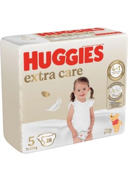 Подгузники Huggies Extra Care Jumbo 5 (11-25 кг), 28шт