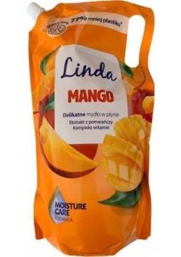 Жидкое крем-мыло Linda Манго (запаска), 1 л