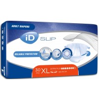 Подгузники для взрослых iD Expert Slip Extra Plus размер XL, 30 шт (120-170 см)