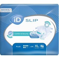 Подгузник для взрослых (120-170 см) iD Slip Plus Extra Large, 14 шт