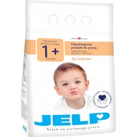 Гіпоалергенний пральний порошок JELP 1+ для кольорової білизни, 2.24 кг