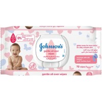 Детские влажные салфетки Johnson's Baby Нежная забота, 72 шт 