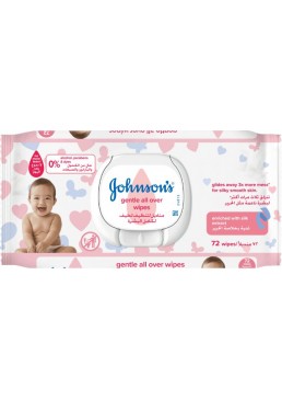 Детские влажные салфетки Johnson's Baby Нежная забота, 72 шт 