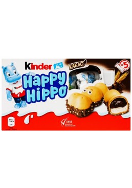 Вафли Kinder Happy Hippo Cacao 5 шт х 20.7 г