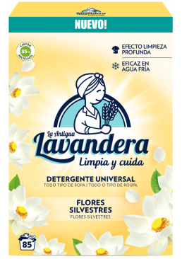 Стиральный порошок Lavandera Universal white flowers, 4.675 кг (85 стирок)