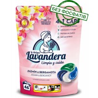 Капсули для прання Lavandera 4в1 Jasmim & Bergamot універсальні, 46 шт