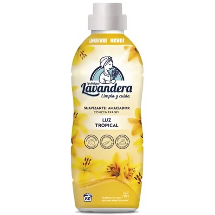 Кондиционер для белья Lavandera Luz Tropical Тропический свет, 1.76 л (80 стирок) - 