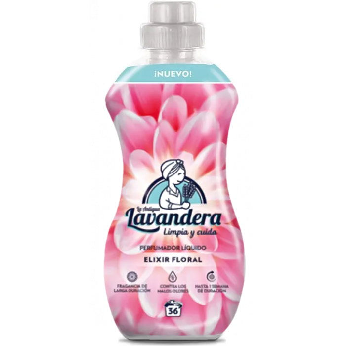 Парфюмированный кондиционер для белья Lavandera Elixir Floral Цветочный эликсир, 720 мл (36 стирок) - 