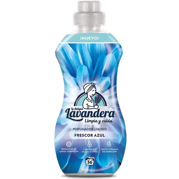 Парфюмированный кондиционер для белья Lavandera Frescor Azul Голубая Свежесть, 720 мл, (36 стирок) - 