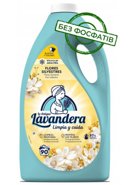 Гель для стирки Lavandera Flores Silvestres с ароматом полевых цветов, 4,5 л (90 стирок)