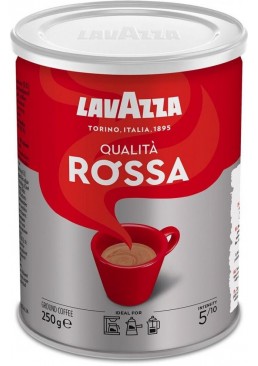 Кофе молотый Lavazza Qualita Rossa банка, 250 г