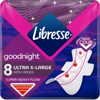 Гигиенические прокладки Libresse Ultra Goodnight Extra Large ночные 7 капель, 8 шт