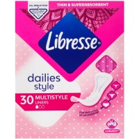 Ежедневные прокладки Libresse Dailies style Multistyle Liners (1капдя), 30 шт