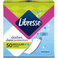 Щоденні прокладки Libresse Classic Protection Deo (1 крапля), 50 шт
