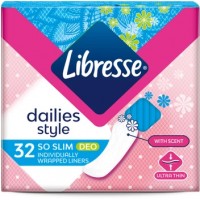 Ежедневные прокладки Libresse Dailies Style Deo Ультратонкие, 32 шт 