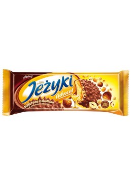Печенье Jeżyki Advocat с молочным шоколадом, орехами и вкусом ликер Адвокат, 140 г