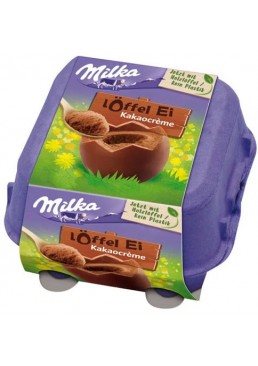 Шоколадні яйця Milka Loffel Ei Kakaocreme Eggs 4 шт х 34 г