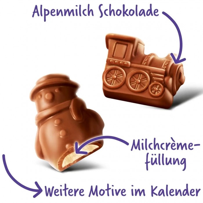 Адвент-календар Milka Advent Calendar, 200 г - 