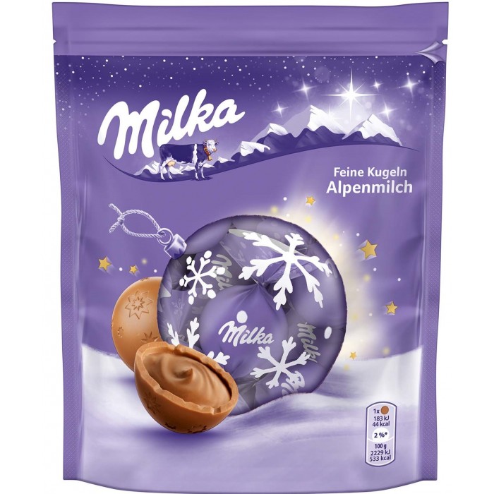Молочний шоколад Milka у формі кулі, 90 г (585325) - 