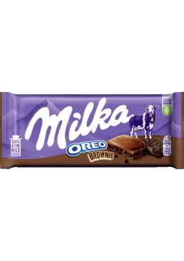 Шоколад Milka Oreo Brownie, 100 г 