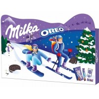 Шоколадное ассорти Milka Oreo, 182 г