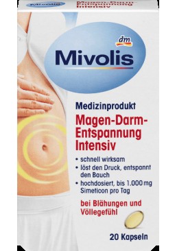 Биологически активная добавка Mivolis Magen-Darm-Entspannungs-Kapseln Intensiv, 20 шт 