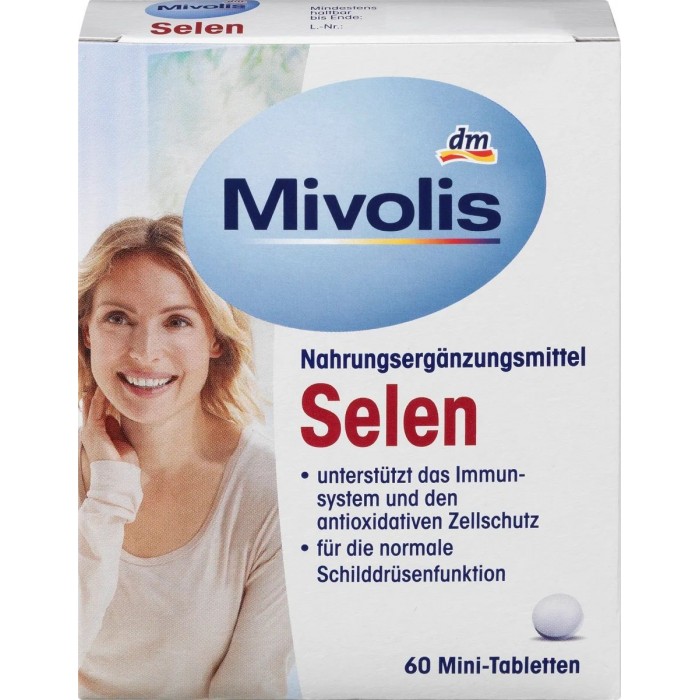 Биологически активная добавка Mivolis Selen 55 мкг, 60 шт - 