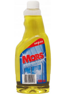Средство для мытья окон MORS лимон, 500 мл (запаска)