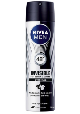 Дезодорант-антиперспирант Nivea Men invisible Black & White, 150 мл