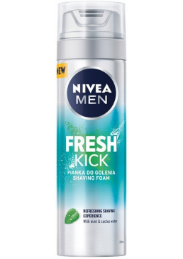 Пена для бритья Nivea Men Fresh Kick, 200 мл
