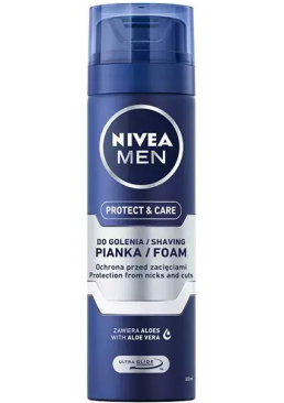 Пена для бритья Nivea Men Protect & Care, 200 мл