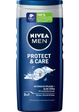 Гель для душа Nivea Men Protect & Care 3in1, 250 мл
