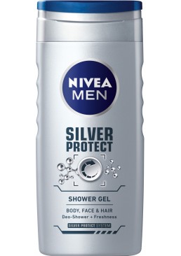 Гель для душа Nivea Men Silver Protect, 500 мл