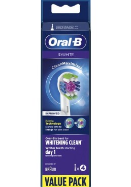 Сменные насадки для зубной щетки Oral-B Whitening Clean, 4 шт