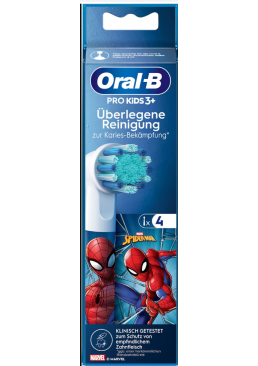 Сменные насадки для зубной щетки Oral-B Kids Spider-Man, 4 шт