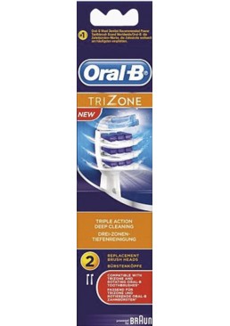 Насадка для электрической зубной щетки Braun ORAL-B TriZone, 2шт