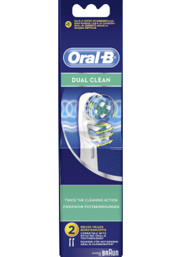 Насадка для электрической зубной щетки Oral-B Dual Clean, 2 шт
