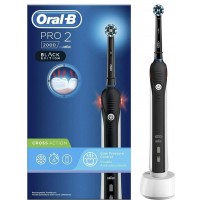 Електрична зубна щітка Oral-B PRO2 2000 Cross Action Black Edition (D501.513.2), 1 шт