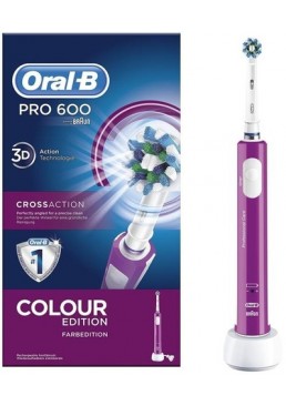 Електрична щітка Oral-B Pro 600 CrossAction Color Edition Pink (D16.513), 1 шт