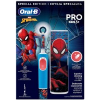 Електрична зубна щітка Oral-b Braun Pro Pro D103 Kids Spiderman з футляром, 3+ років