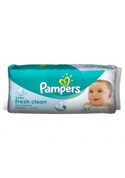 Дитячі вологі серветки Pampers Baby Fresh Clean, 64 шт